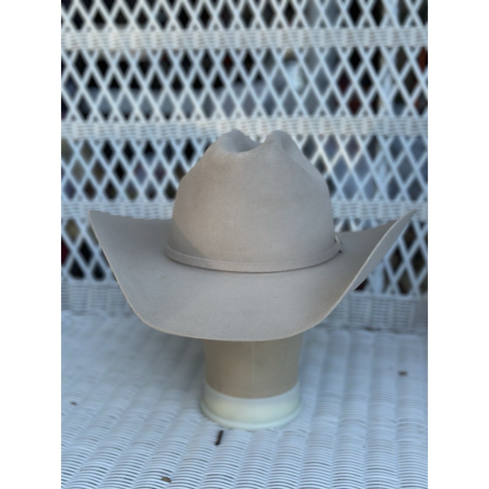 Stetson Skyline 4X Beaver Silverbelly Cowboy Hat Size 7 1/4 58 Made USA